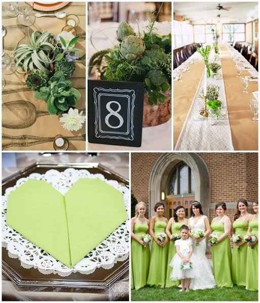 Boda en color verde🍀🌲💚 - 6