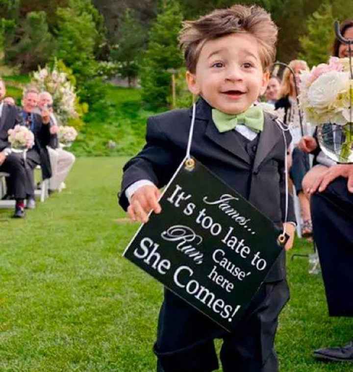 5 ideas muy originales para los pajes en tu boda - 3