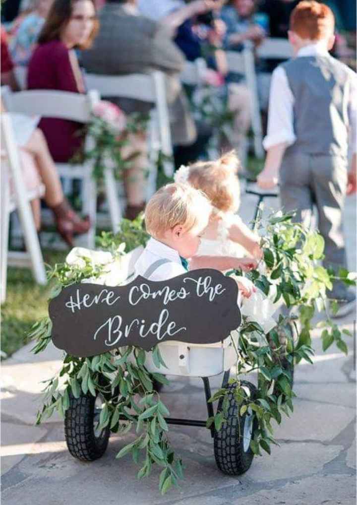 5 ideas muy originales para los pajes en tu boda - 6