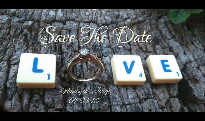 Requiero inspiración para mi Save The Date - 1