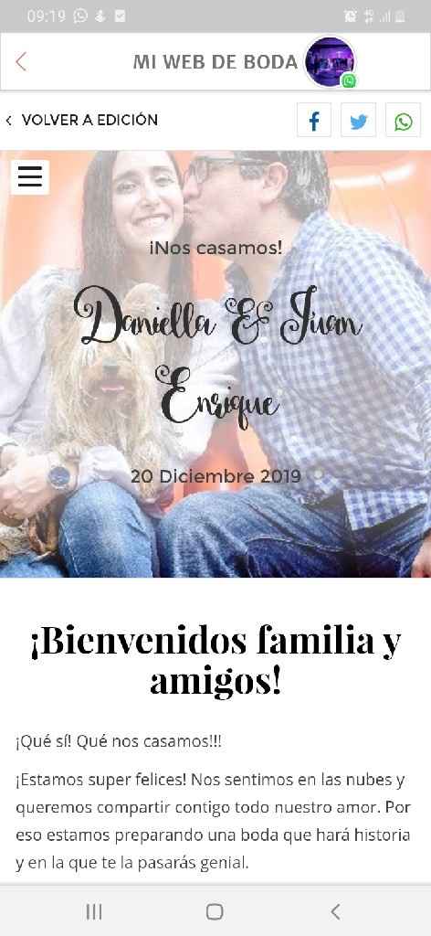 Descubre la Web de boda - 1