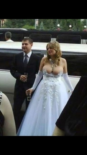Top ten de los vestidos de novia más feos!! - 3