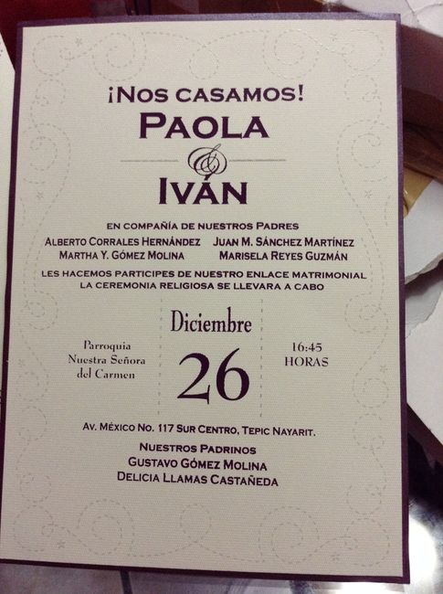 Invitaciones P