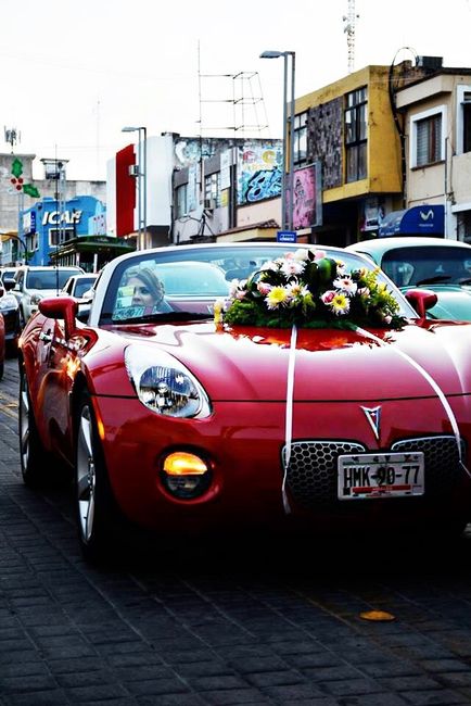 llegando a la iglesia 