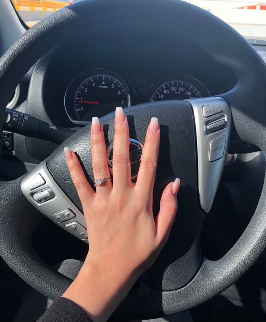 ¿como es su anillo de compromiso? - 1