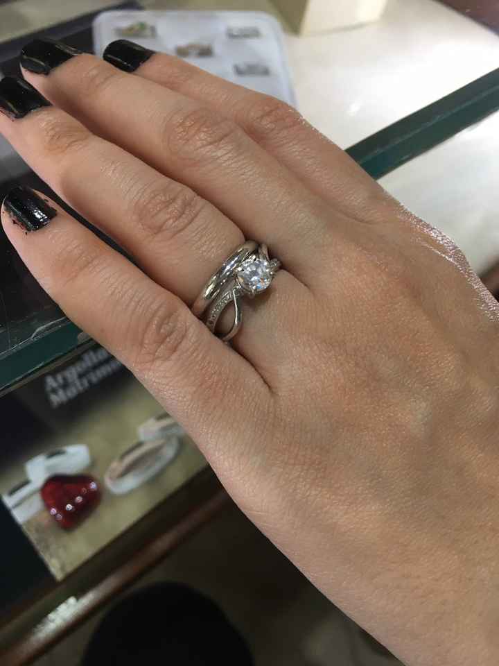  Argolla de matrimonio + Anillo de Compromiso - 1