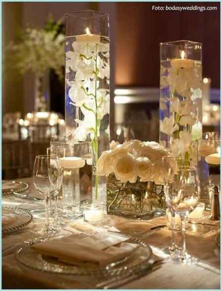 centros de mesa a elegir 