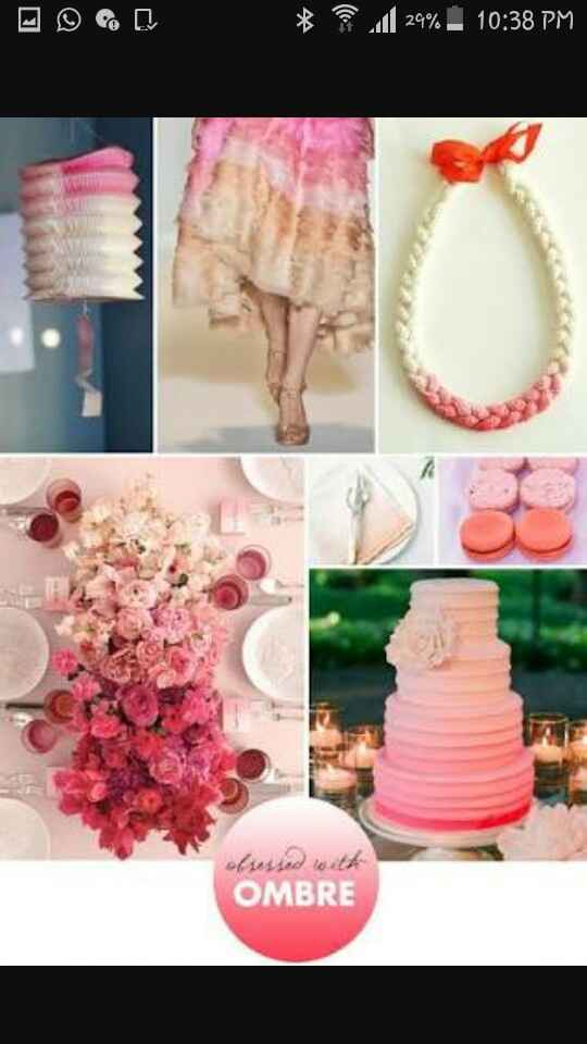 ¿Usarías un ramo de novia degradado? - 1