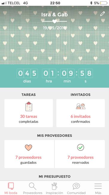 ¿Cuánto falta para que se casen? - 1