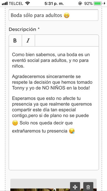 El dichoso "no Niños" - 1