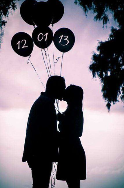 Ideas save the date con globos❤ - 1