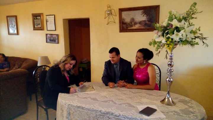 Boda civil - 1