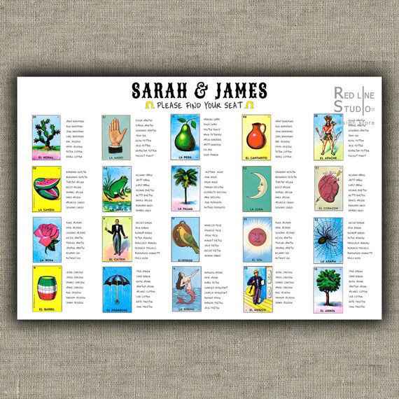 Seating Plan boda mexicana - 1