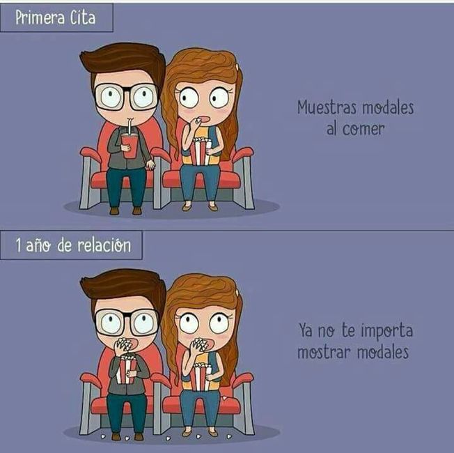1ra cita vs 1 año de relación! 😏 2
