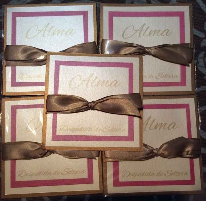 Mis invitaciones- despedida de soltera - 1