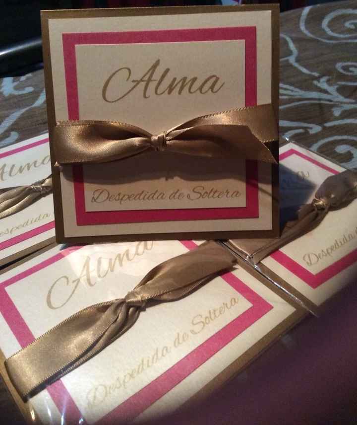 Mis invitaciones- despedida de soltera - 2