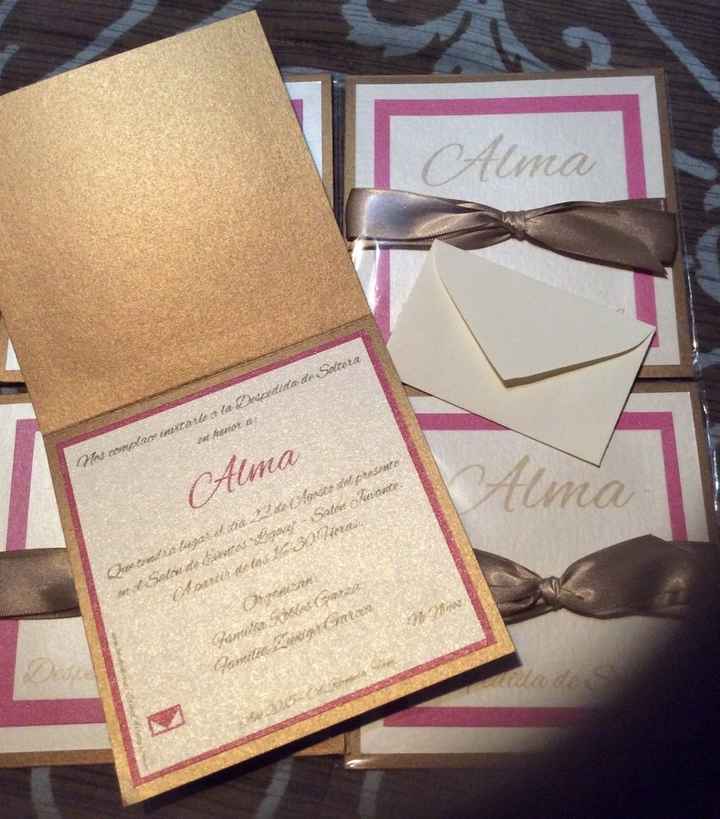 Mis invitaciones- despedida de soltera - 3