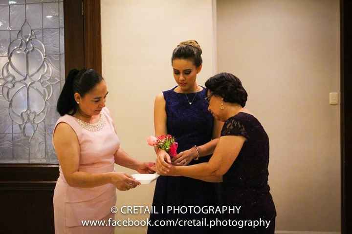 Colocación de corsage 