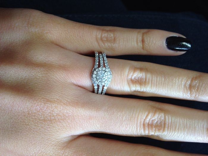 Argolla y anillo de compromiso - 1