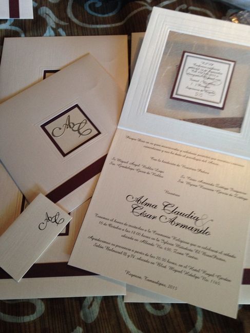 Llegaron nuestras invitaciones! - 3