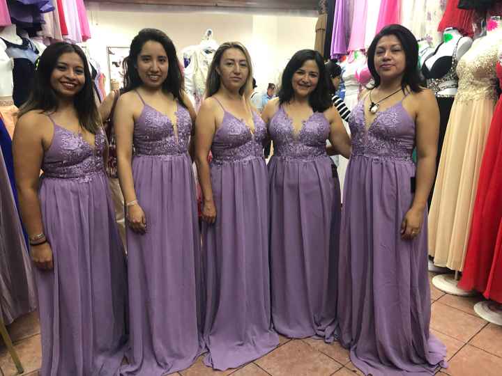 Vestidos de damas - 1