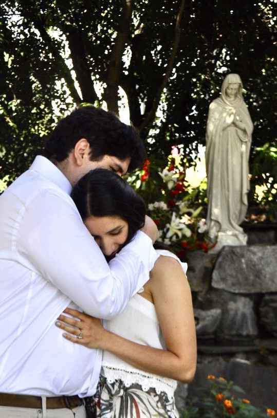 Lo primero que contratamos fue la iglesia, ya que para nosotros era lo más importante y la parte pri