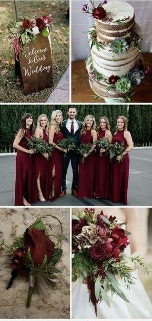Boda color vino - 1