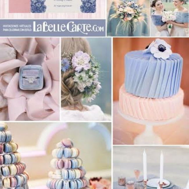 Boda rosa cuarzo y azul serenity - 11