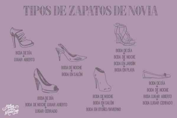 tipo de zapatos de novia 