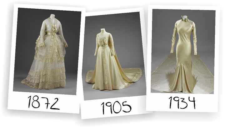 historia del vestido de novia 