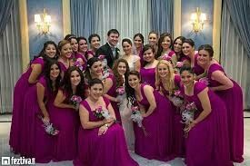 Vestidos de dama tonos morado. - 6