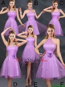 Vestidos de dama tonos morado. - 16