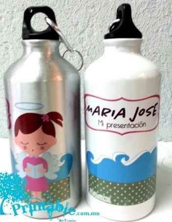 2. Otra opción eran termos metálicos impresos.