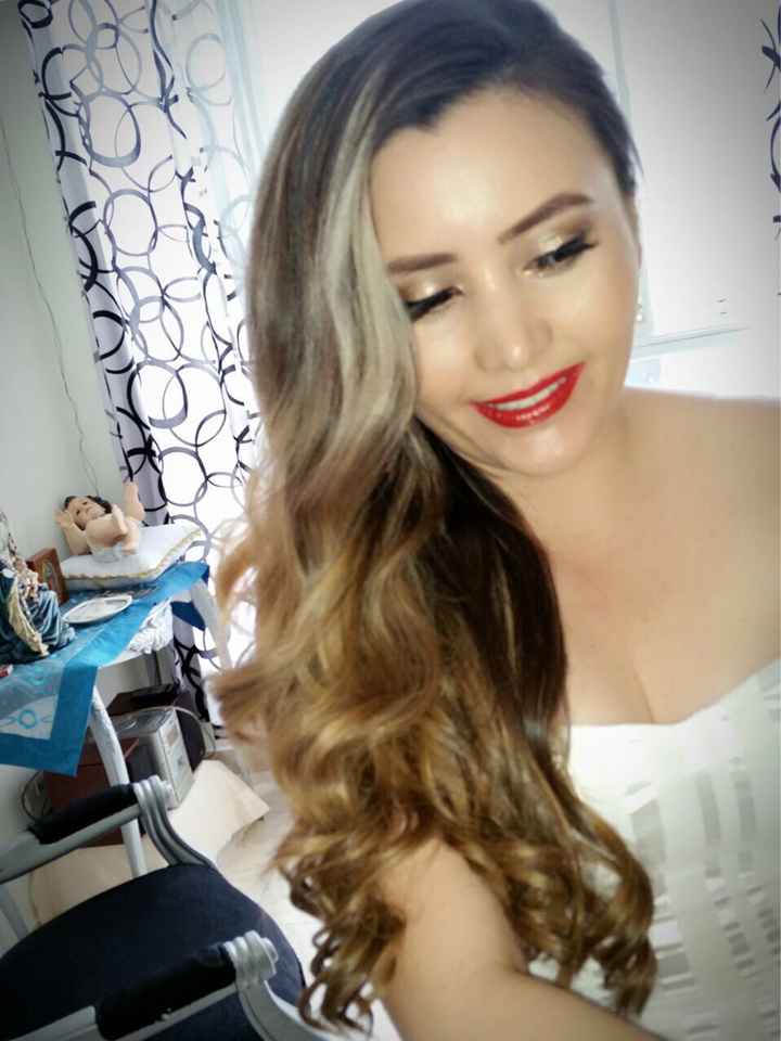 Mi prueba de peinado y maquillaje 💄 - 3