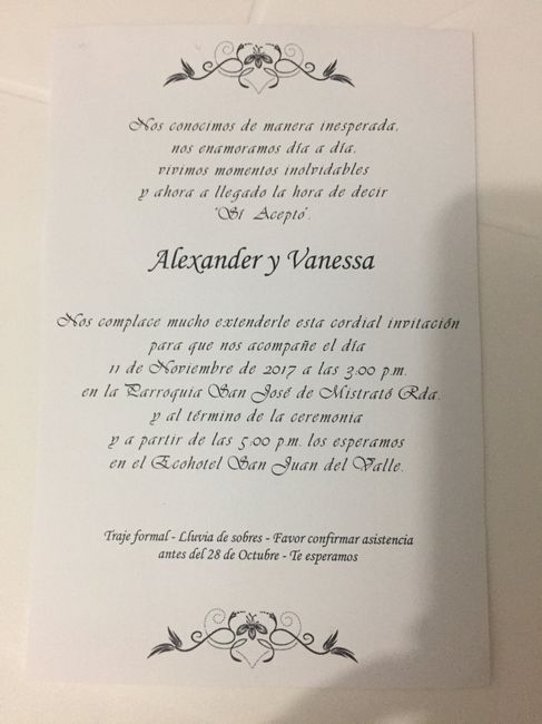Chicas cuanto gastaron en sus invitaciones? - 2
