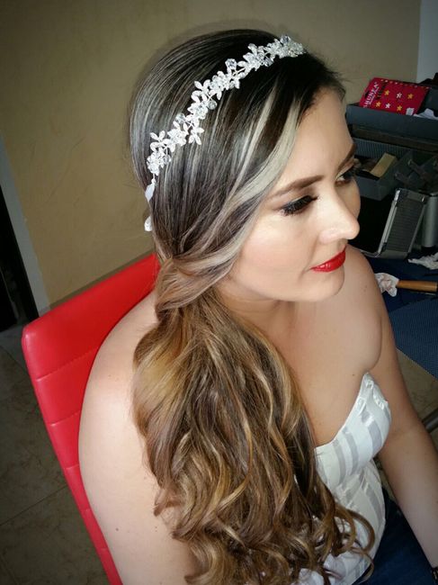 Mi prueba de peinado y maquillaje 💄 - 4