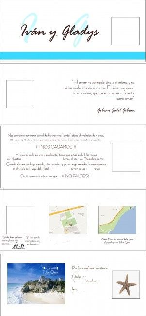 invitacion de playa