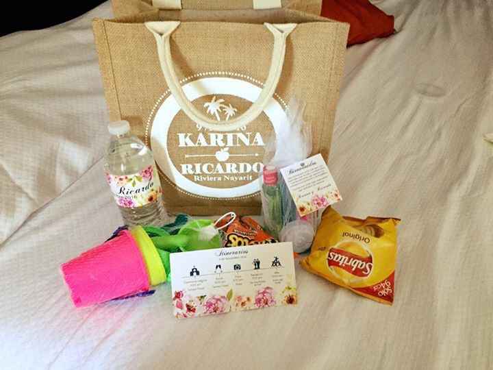 Boda en playa, kit de bienvenida - 1