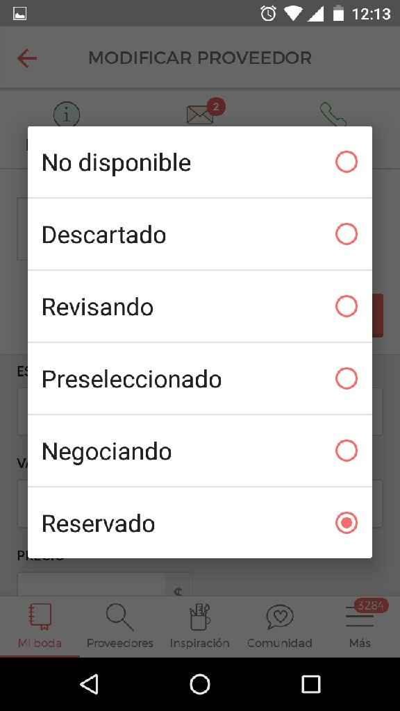 Error en proveedor - 3