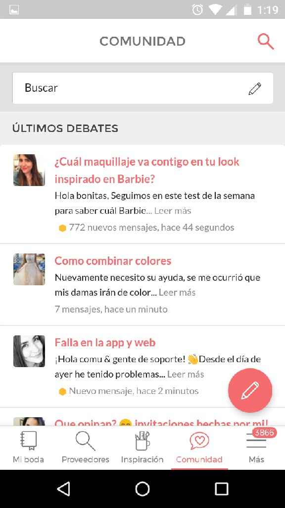 Falla en la app y web - 3