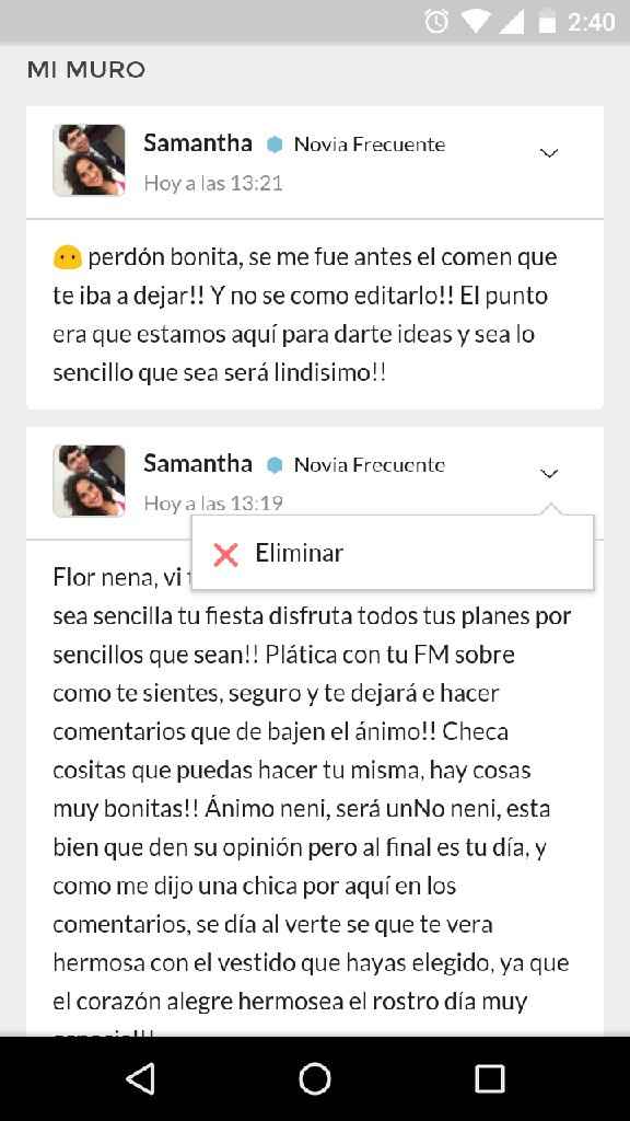 Como borro un comen - 1