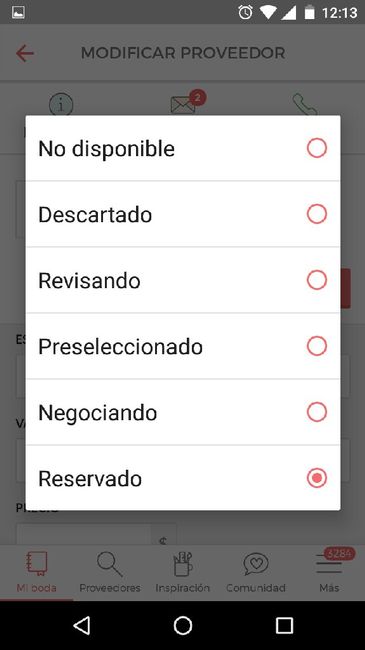 Error en proveedor - 3