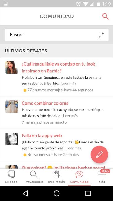 Falla en la app y web - 3