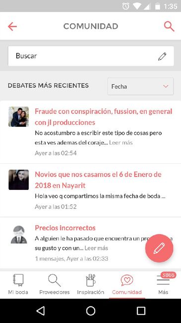 Falla en la app y web - 1