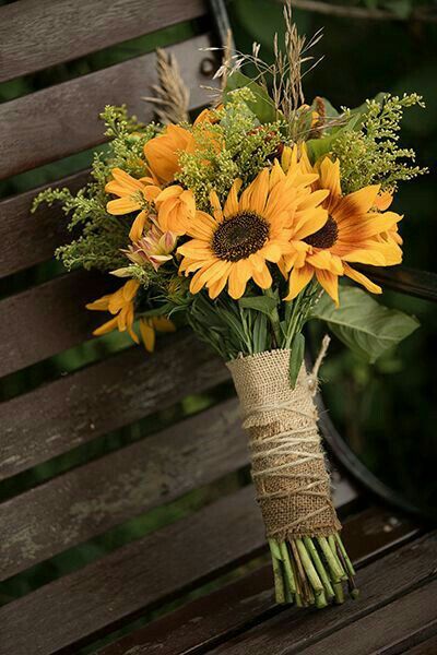 Girasoles en el ramo - 6