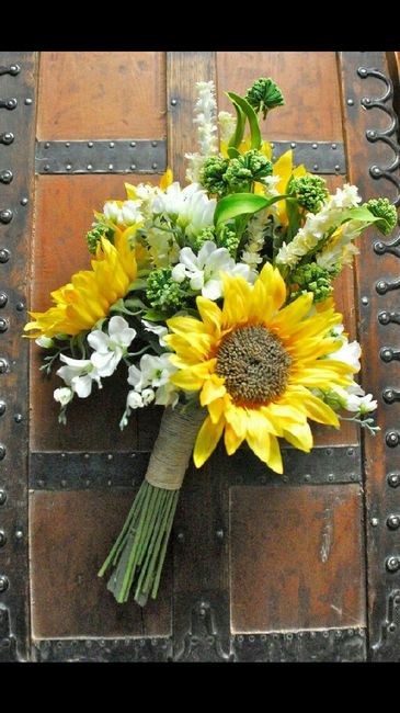 Girasoles en el ramo - 10