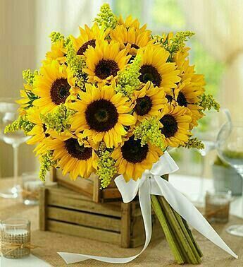 Girasoles en el ramo - 13