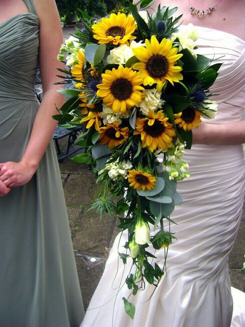 Girasoles en el ramo - 15