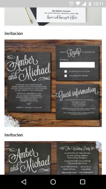 Ideas para invitaciones de boda (modernas y minimalistas) - 1