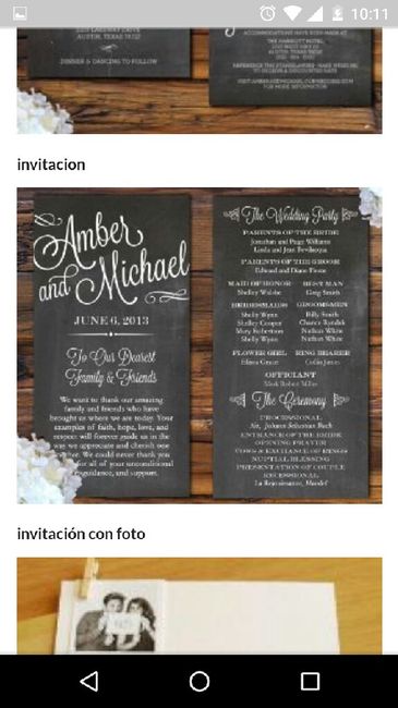 Ideas para invitaciones de boda (modernas y minimalistas) - 2